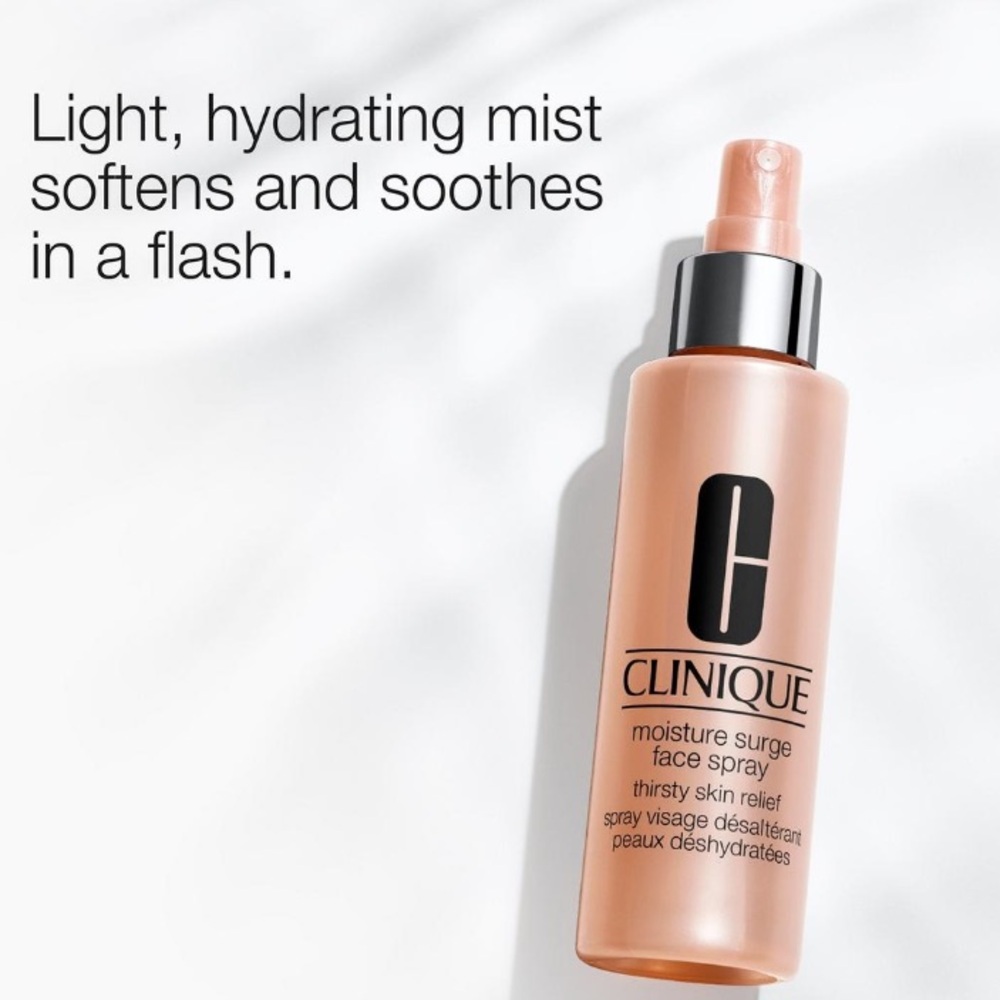 NWT Clinique Moisture Surge Face Spray Thirsty Skin Relief 4.2 oz - Picture 2 of 5